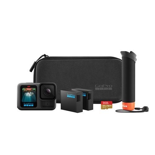 Paquete de cámara deportiva GoPro HERO13 Black + accesorios