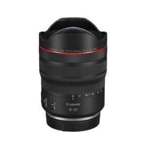 Objetivo zoom RF 10-20mm f/4 negro de Canon para montura híbrida R/RF de Canon